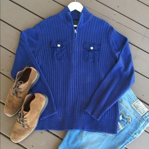 ❤️Men's Marc Ecko Half-zip Sweater